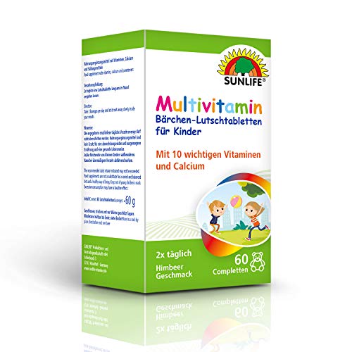 مولتی ویتامین کودکان SUNLIFE Multivitamin Bear Lozenges for Children