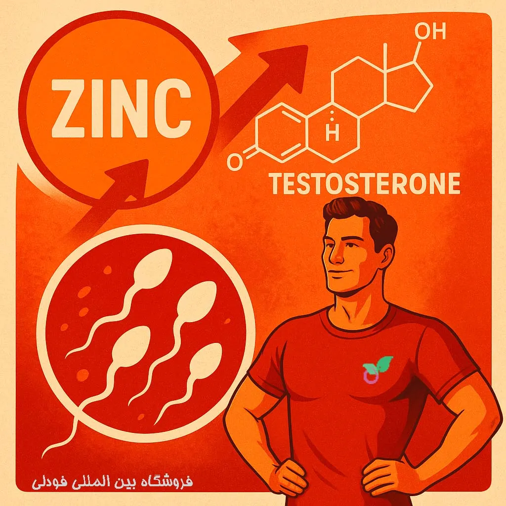 بهترین مکمل زینک برای آقایان زینک Zinc 25 mg است