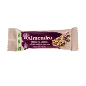 پروتئین بار شکلات سفید با توت قرمز برند Almendro