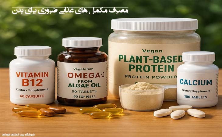 مصرف مکمل‌ های غذایی ضروری برای بدن