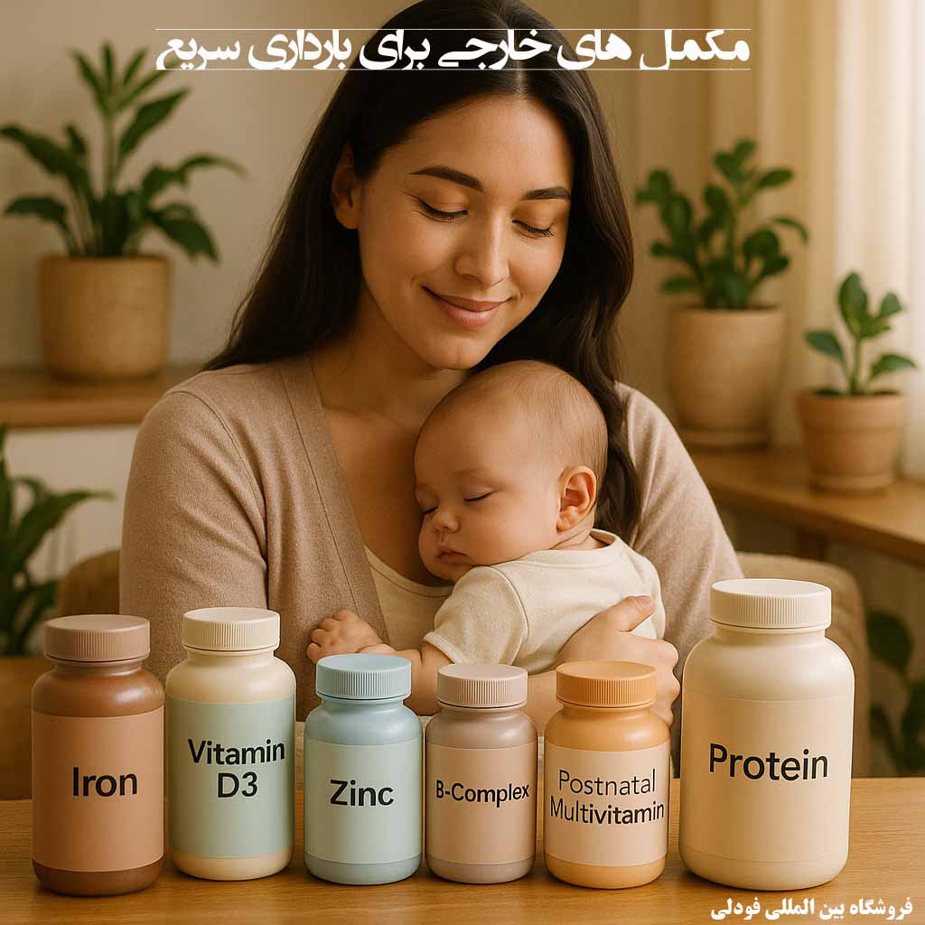 مکمل های خارجی برای بارداری سریع