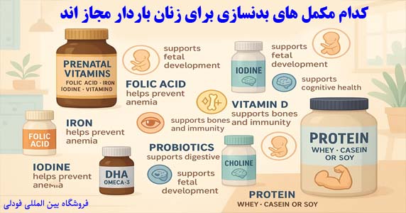 کدام مکمل ‌های بدنسازی برای زنان باردار مجاز اند